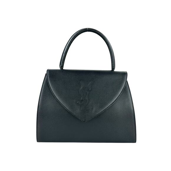 YSL Vintage Leather Top Handle Bag - Picture 1 of 8